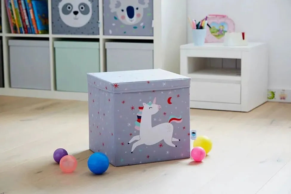 Kids Unicorn Toy Box with Lid