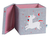 Kids Unicorn Toy Box with Lid