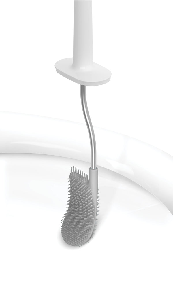 Flex Steel Toilet Brush