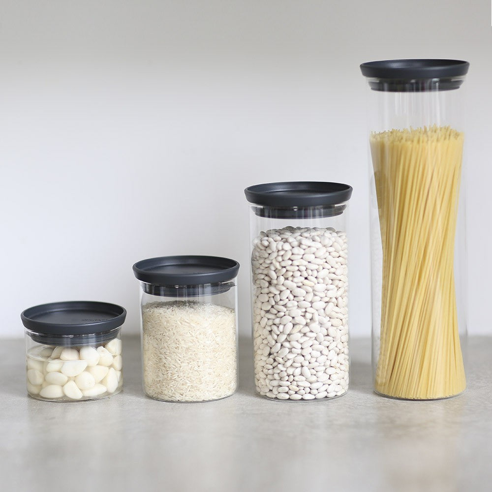 Stackable Glass Jar 1.1L - The Organised Store