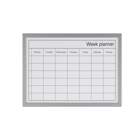 Pearl Magnetic Whiteboard Weekplanner