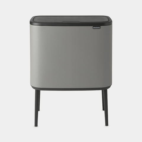 Pedal Bin 30L Matt Steel or Brilliant Steel