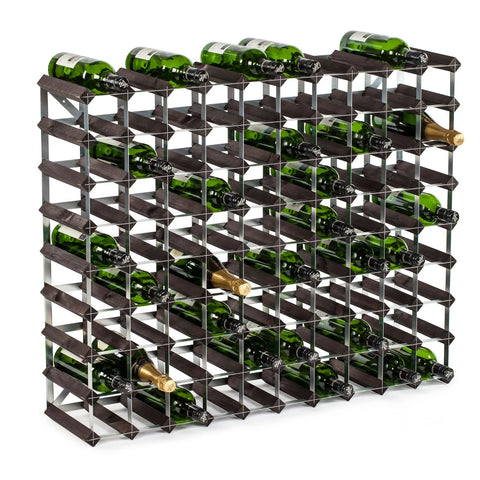 Wall Mounted Stainless Steel 4 Bottle Wine Rack