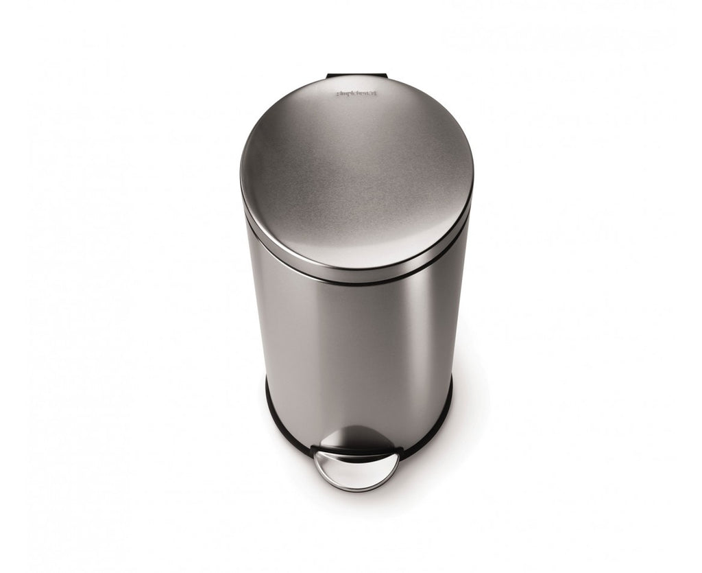 Pedal Bin Round 30L Delux Brushed Simple Human - The Organised Store