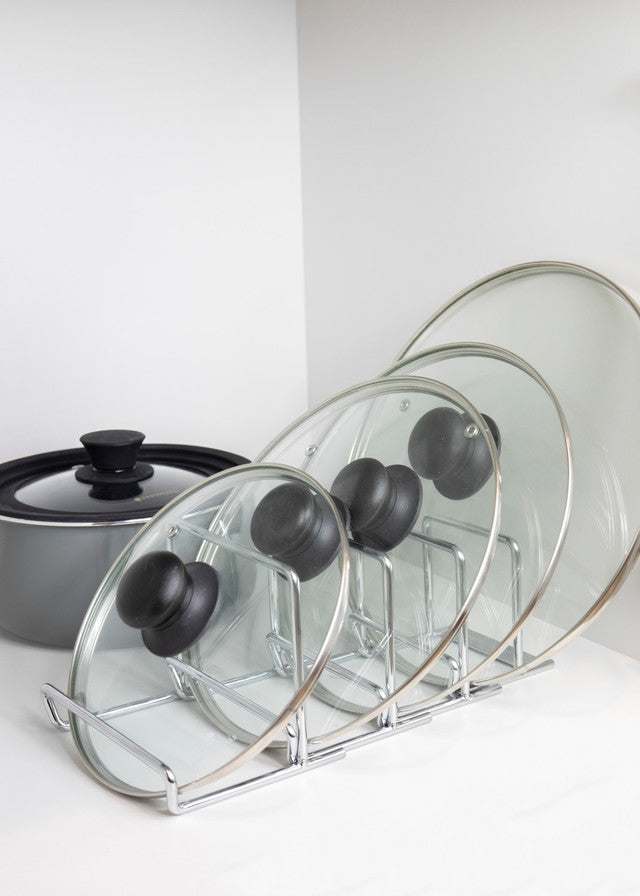 Expanding Pan Rack & Saucepan Lid Holder The Organised Store