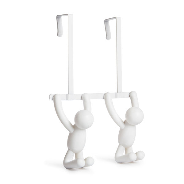 Buddy Over Door Hook Black or White - The Organised Store