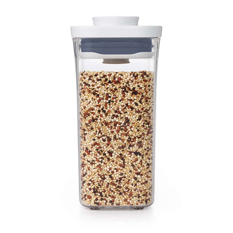 Square Stackable Canisters Mixed Size and Colour