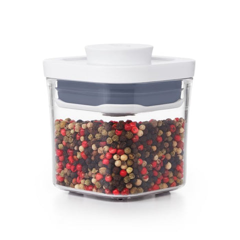 Square Stackable Canisters Mixed Size and Colour