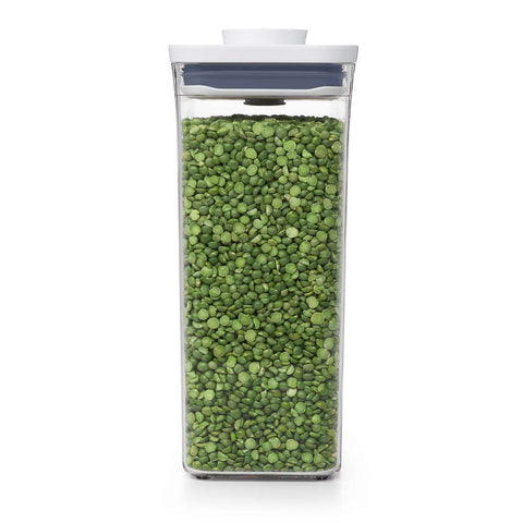 Square Stackable Canisters Mixed Size and Colour
