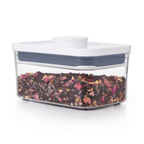 Square Stackable Canisters Mixed Size and Colour