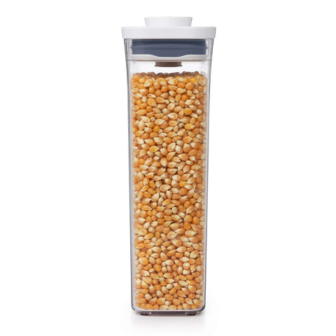 Square Stackable Canisters Mixed Size and Colour