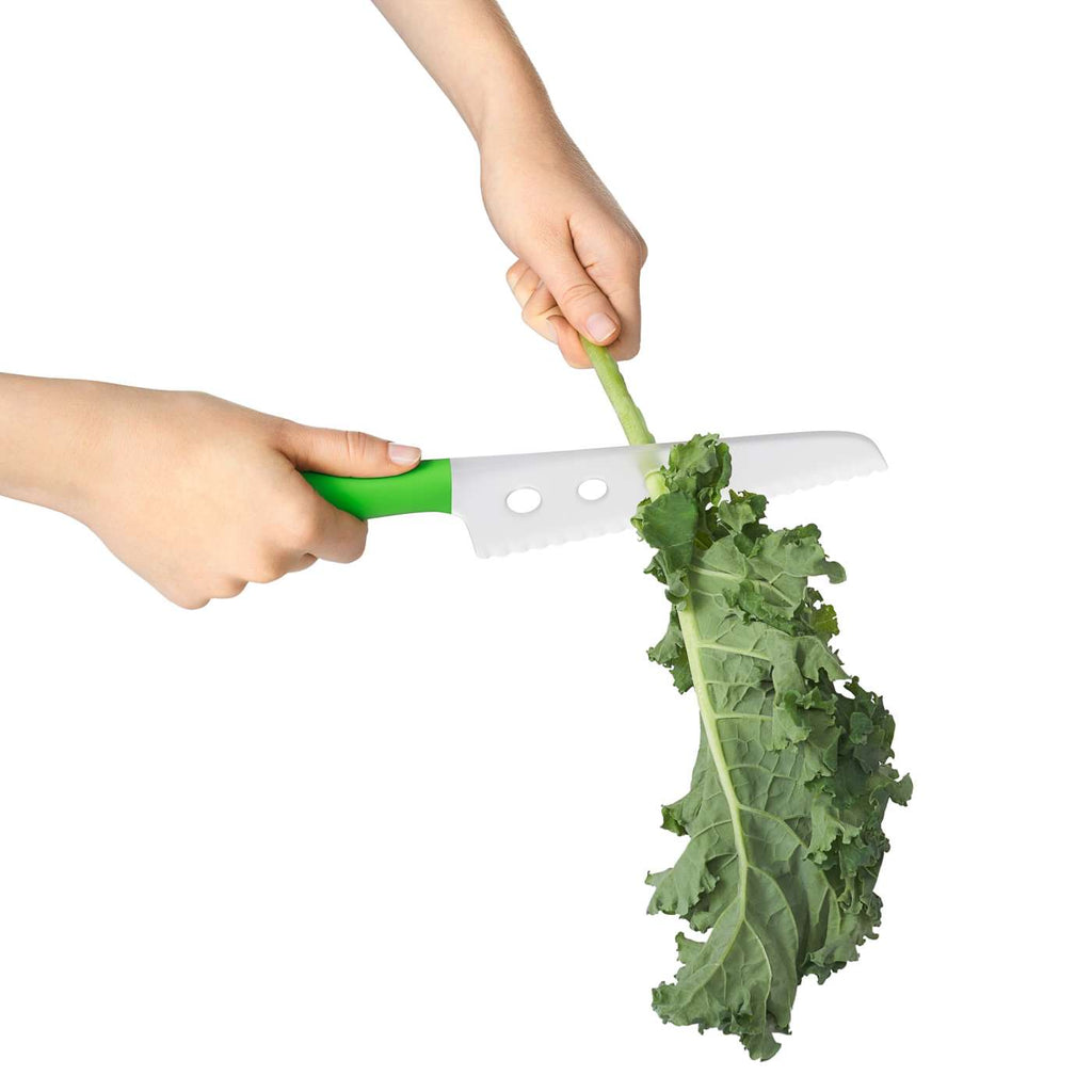 Lettuce Knife with Kale Stripper