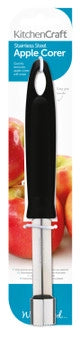 Black Handled Stainless Steel Apple Corer - The Organised Store