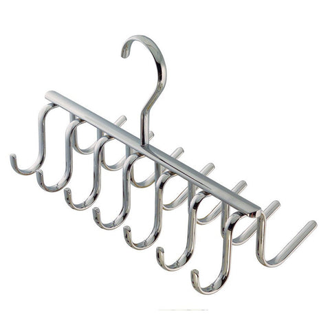 Set Of 2 Velvet Slack Racks With 4 Hanging Bars - Taupe