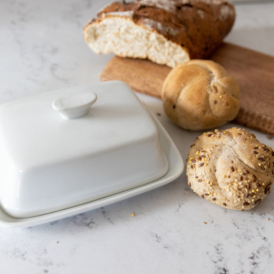Porcelain Butter Dish - The Organised Store