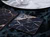 Navy Marble Pack Of 6 Premium Coasters