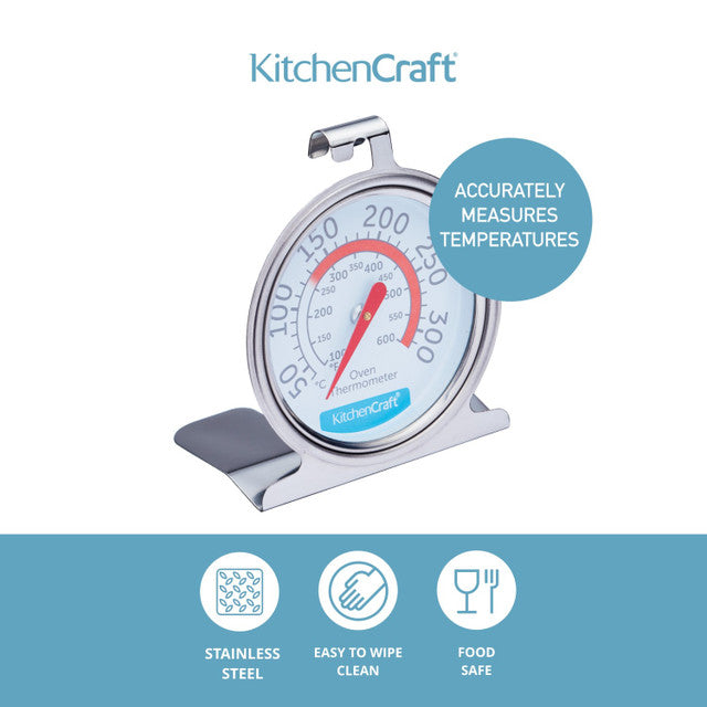 KitchenCraft Stainless Steel Oven Thermometer