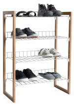 4 Level Shoe Rack - The Organised Store