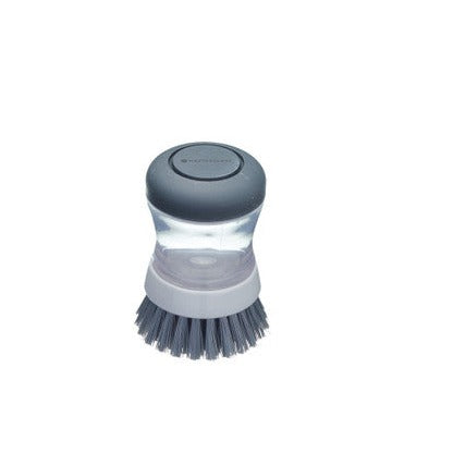 Dish Brush With Suction Cup Holder - Dark Grey