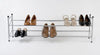 Extendable Shoes Rack Grey - The Organised Store