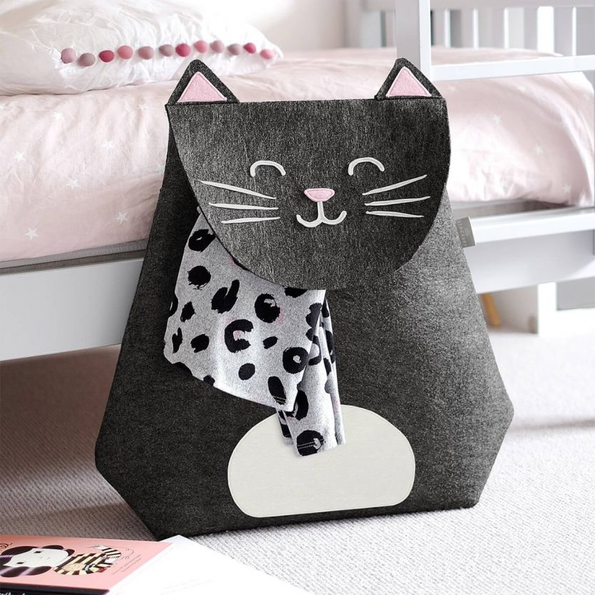Chloe Cat Laundry Storage Basket - The Organised Store