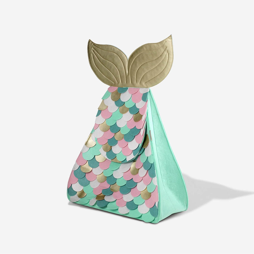 Mermaid Laundry Storage Basket & Wall Pocket