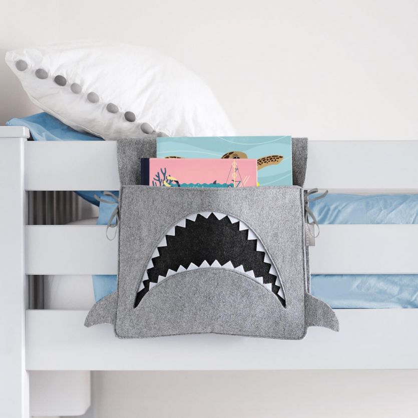 Mark The Shark Bed Pocket - The Organised Store
