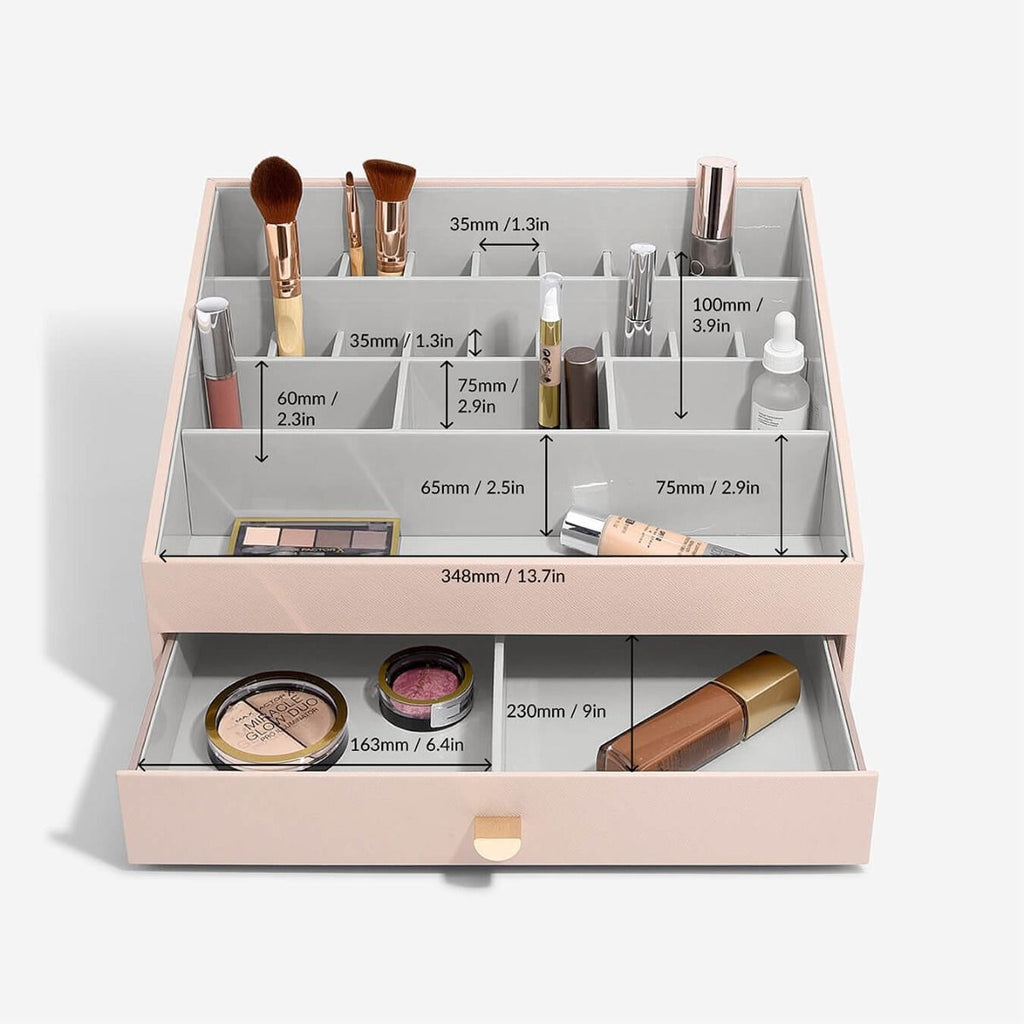 Blush Pink Supersize Makeup Organiser
