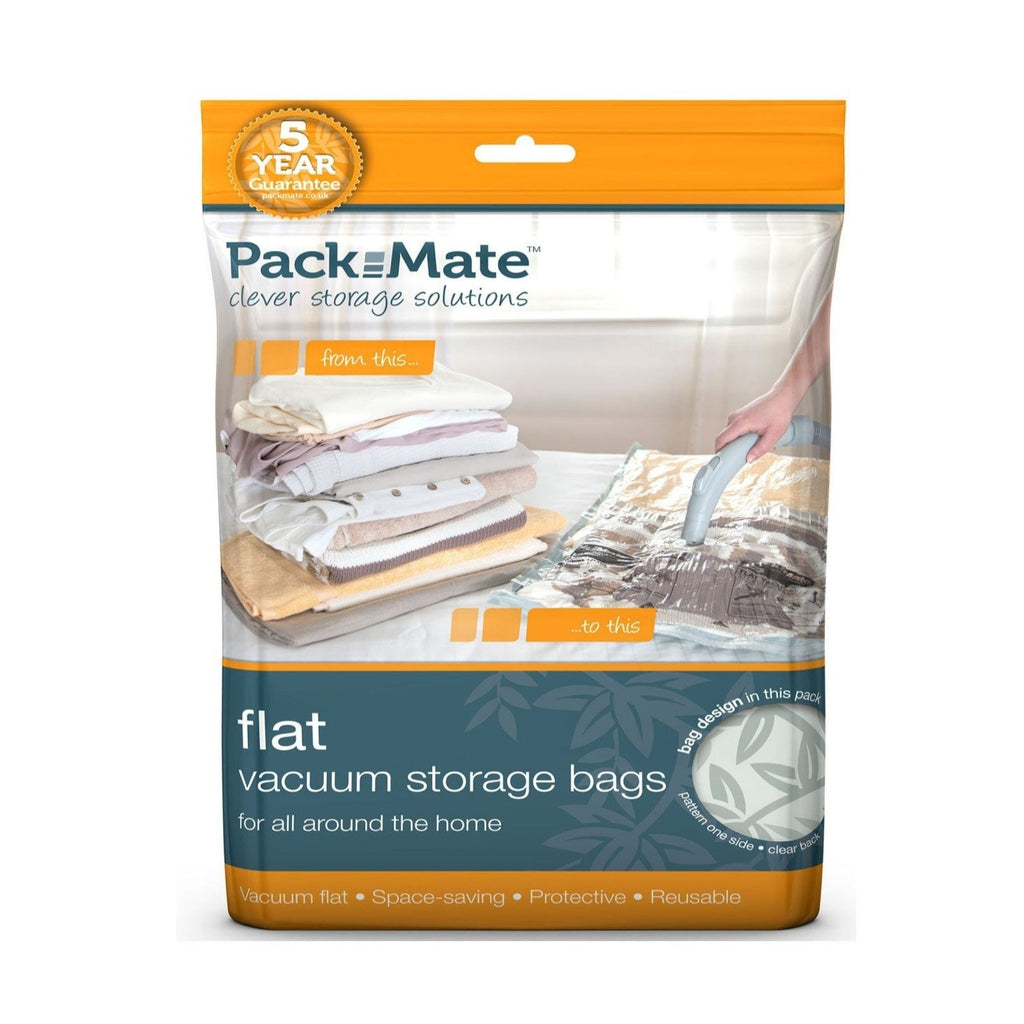 Packmate Set of 2 Flat Vacuum Storage Bags- Extra Large