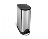 Butterfly Pedal Bin 30L Stainless Steel - The Organised Store