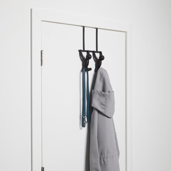 Buddy Over Door Hook Black or White - The Organised Store