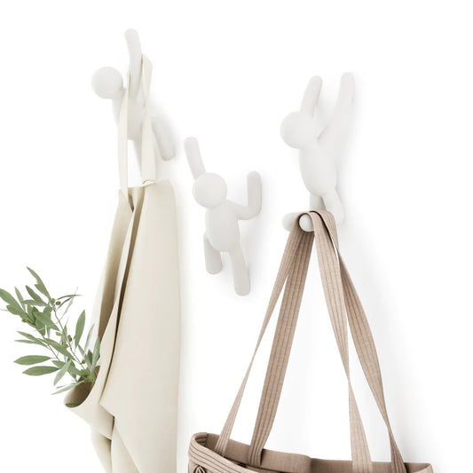 Buddy Wall Hooks- Set of 3 - The Organised Store