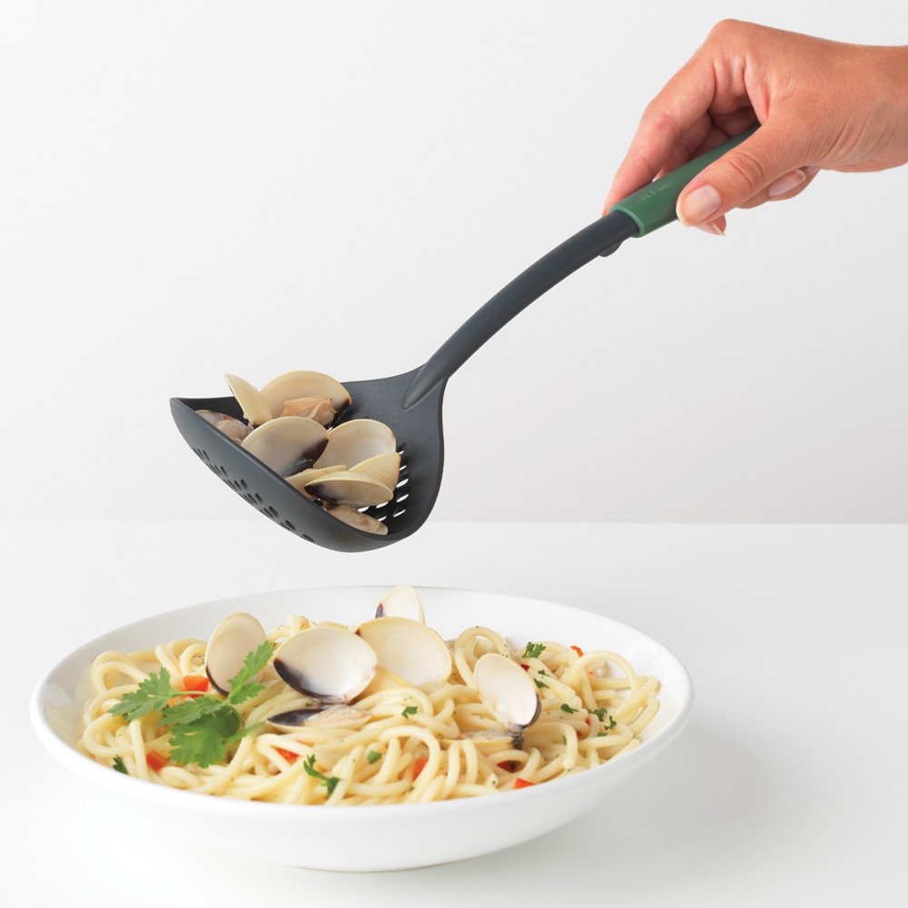 Skimmer Plus Ladle- Spoon Non-Stick Fir Green