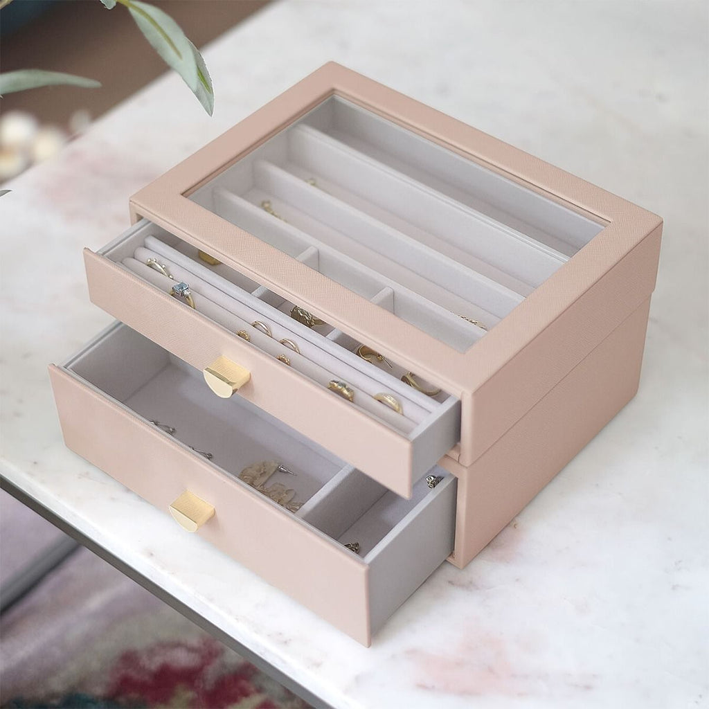 Classic Drawer Box Set of 2- Taupe or Blush