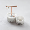Small Marble T-Bar Jewellery Stand - The Organised Store