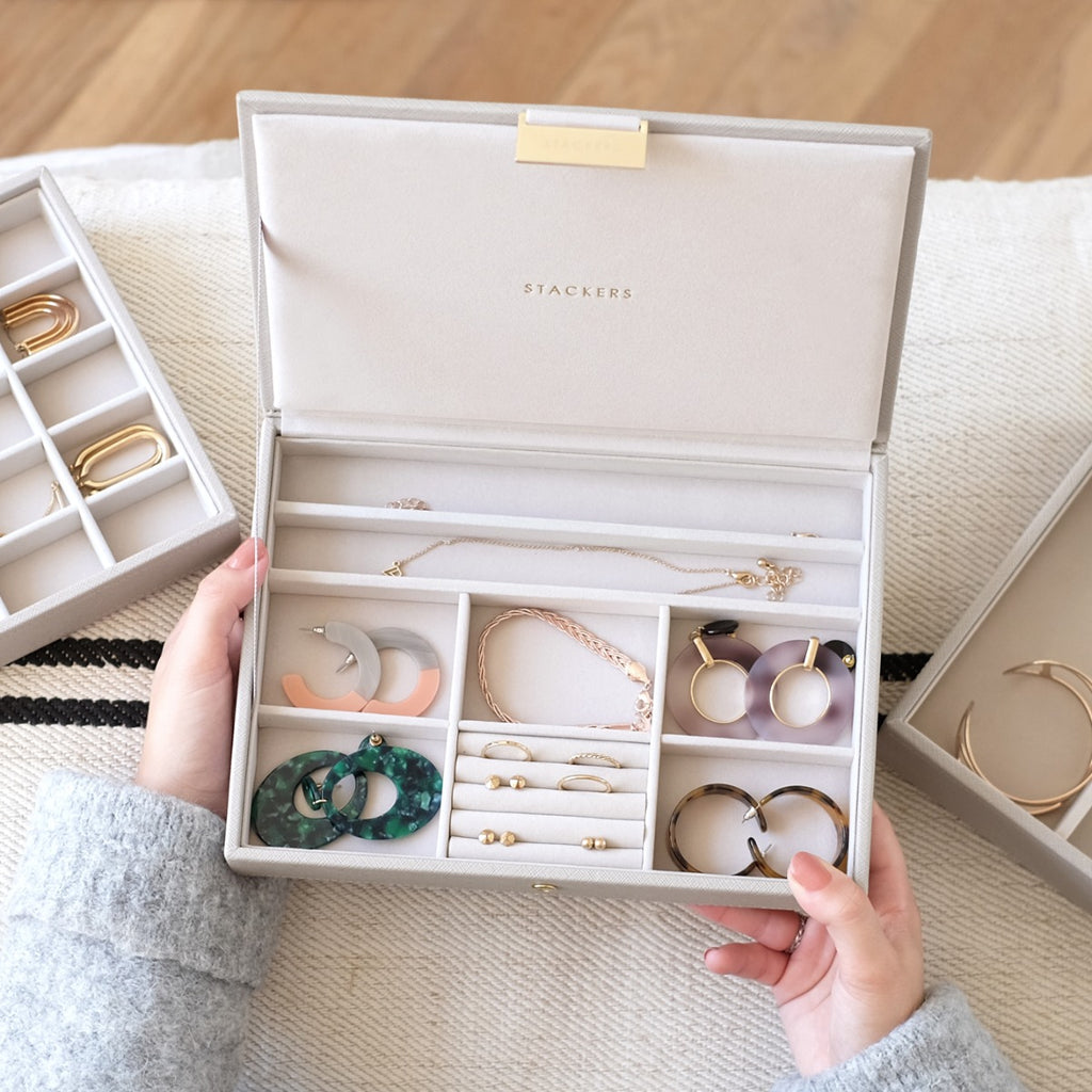 Stackers Classic Lidded Jewellery Box - The Organised Store
