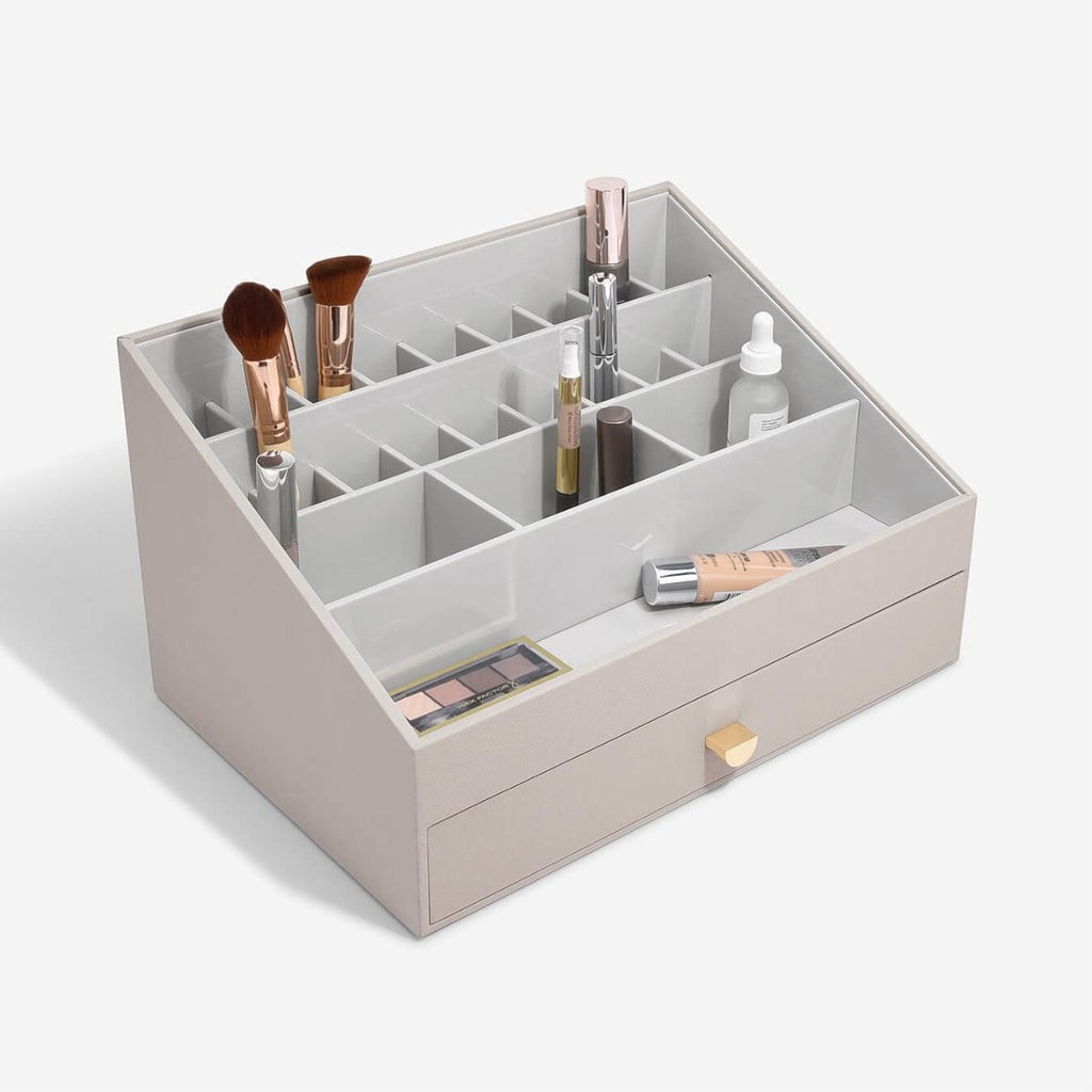Taupe Supersize Makeup Organiser