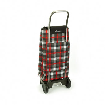 Shopping Trolley - Jet Scottish Pattern