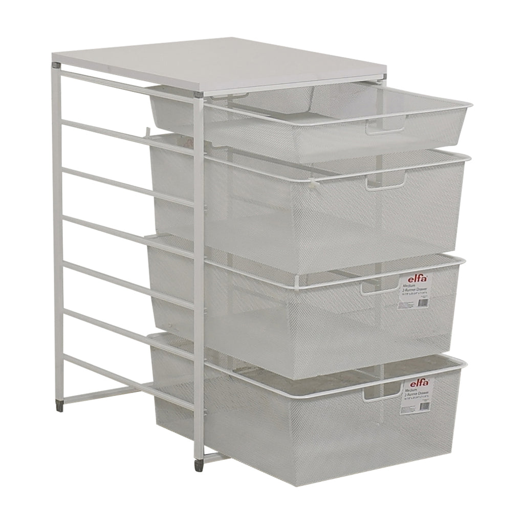 Elfa Freestanding Drawer System -7 Runner /740mm High-Various Sizes