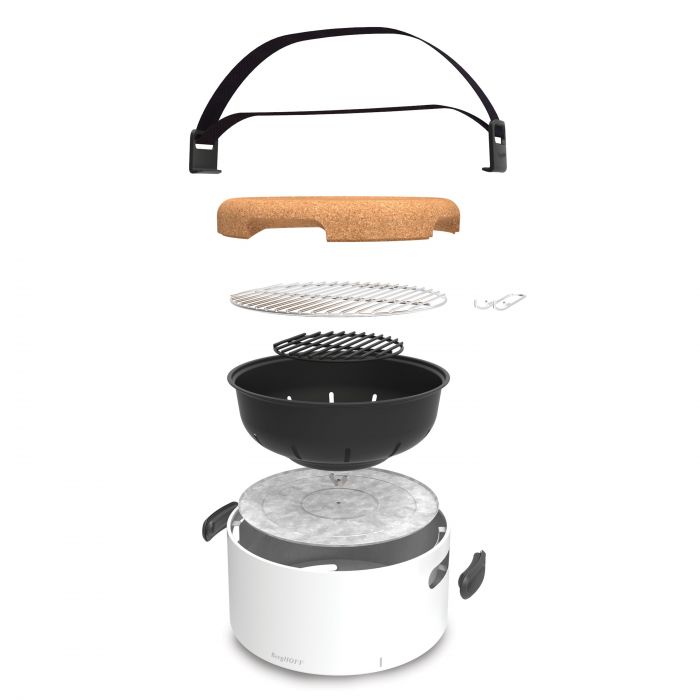 Table Top Portable BBQ - White