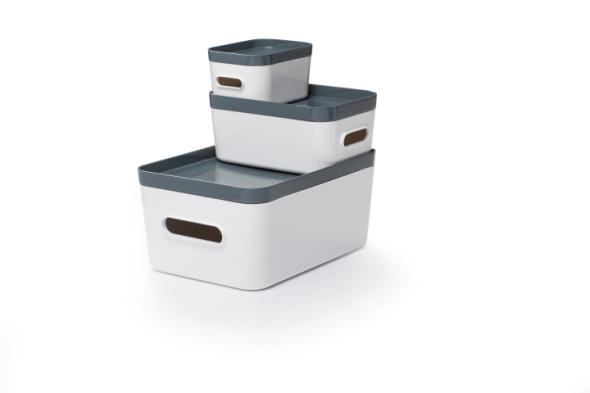 Smart Store Compact Lid White/Grey - The Organised Store