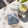 Navy Marble Pack Of 6 Premium Coasters