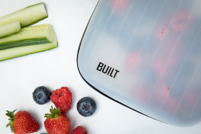 BUILT Silicone Bag with Zip- Various Sizes