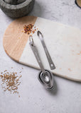 Stainless Steel Measuring Spoon Set, 6 Pieces